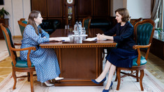 Maia Sandu a discutat despre reforma justiției cu ministra Veronica Mihailov-Moraru
