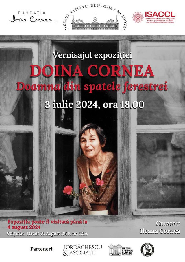 FOTO | O expoziție dedicată Doinei Cornea, disidentă anticomunistă din România, a fost vernisată la Chișinău 