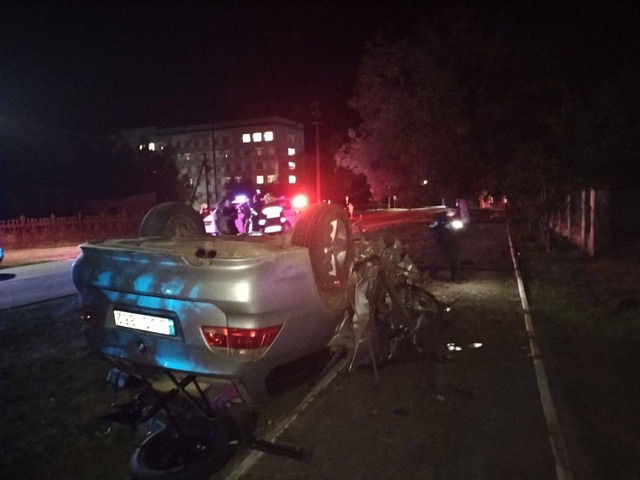 FOTO | Accident de circulație grav la Dondușeni, soldat cu un deces. Poliția cercetează cauzele 