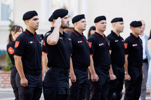 FOTO | Polițiști și carabinieri din R. Moldova vor merge la Jocurile Olimpice de la Paris ca să asigure ordinea publică 