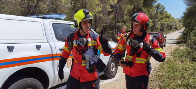 FOTO | Pompierii din Republica Moldova au efectuat prima misiune de stingere a incendiilor de vegetație din Grecia