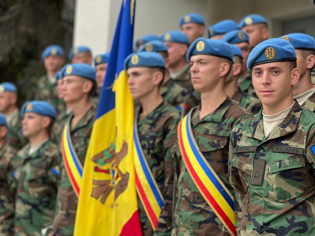 FOTO | Preoți de la Mitropolia Basarabiei au săvârșit ceremonialul religios la detașarea contingentului KFOR-21 în Kosovo