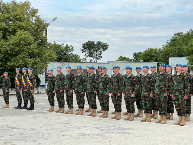 FOTO | Preoți de la Mitropolia Basarabiei au săvârșit ceremonialul religios la detașarea contingentului KFOR-21 în Kosovo