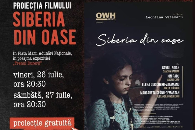 Filmul „Siberia din oase” va fi proiectat la expoziția „Trenul Durerii” din PMAN
