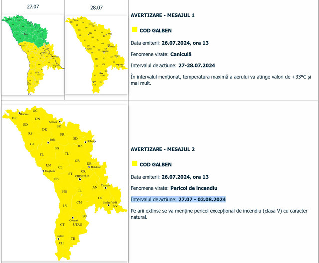 Canicula revine! Ne așteaptă temperaturi de 33 de grade și mai mult