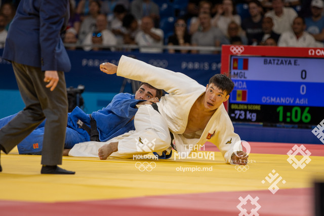 Judocanul Adil Osmanov este aproape de o  nouă medalie olimpică pentru R. Moldova, după două victorii obținute astăzi la Paris