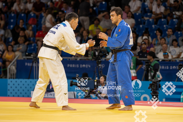 Judocanul Adil Osmanov este aproape de o  nouă medalie olimpică pentru R. Moldova, după două victorii obținute astăzi la Paris