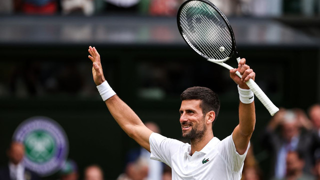 Novak Djokovic s-a calificat în optimile de finală la turneul de la Wimbledon