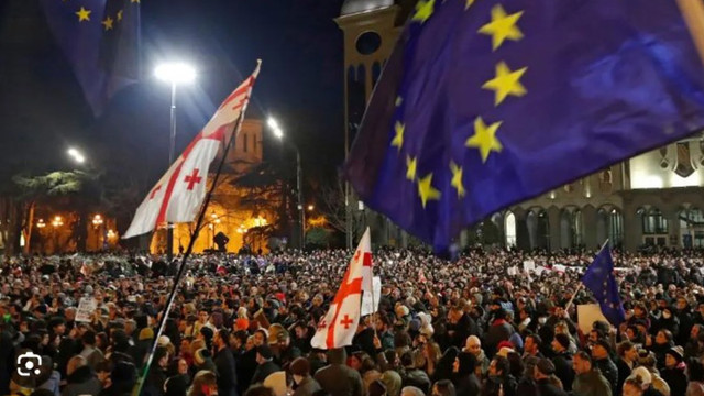 Uniunea Europeană a suspendat oficial procesul de aderare a Georgiei