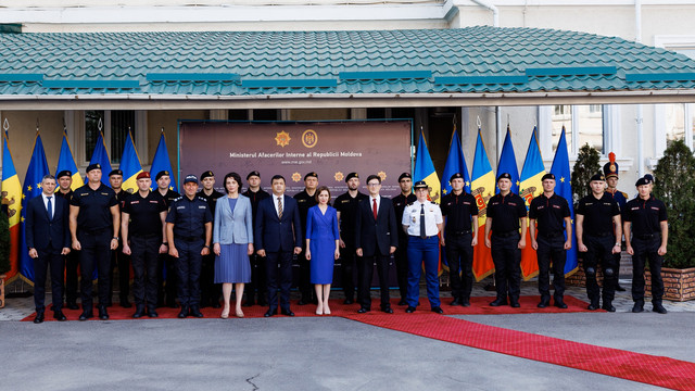 FOTO | Polițiști și carabinieri din R. Moldova vor merge la Jocurile Olimpice de la Paris ca să asigure ordinea publică 