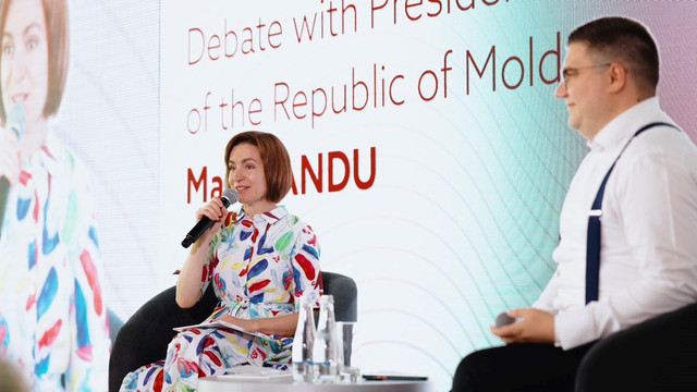 Maia Sandu, la Moldova Women Forum 2024: „Noi vrem să stăm de partea lumii libere”