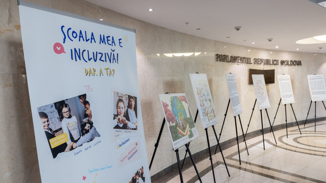 Parlamentul găzduiește o expoziție menită să promoveze educația incluzivă 
