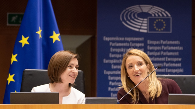 Maia Sandu transmite un mesaj de felicitare Robertei Metsola: „Apreciem angajamentul dvs. pentru consolidarea Europei”