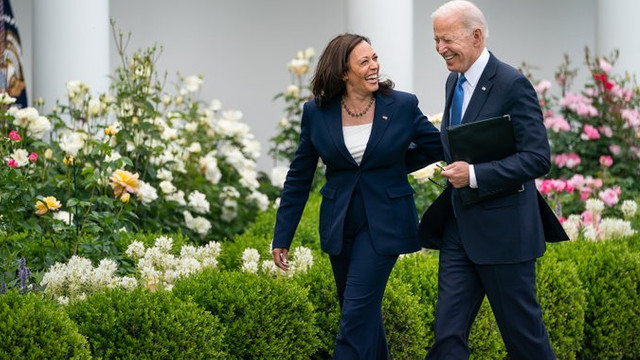 Joe Biden a anunțat că susține candidatura vicepreședintei sale Kamala Harris