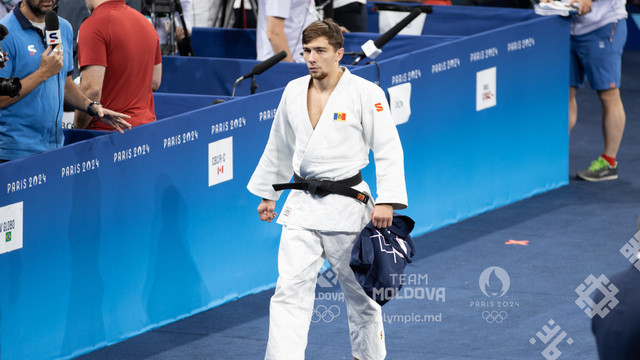 FOTO | Victorie pentru judocanul Denis Vieru: S-a calificat în semifinalele Jocurilor Olimpice de la Paris