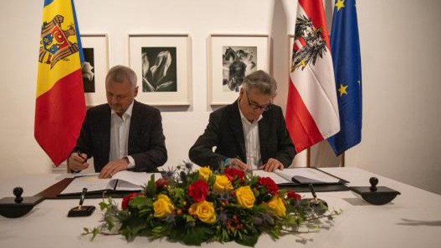 Republica Moldova și Austria au semnat un Memorandum de înțelegere privind cooperarea în domeniile artă și cultură