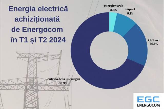 În prima jumătate a anului, SA „Energocom” a procurat 2.132 mii MWh de energie electrică