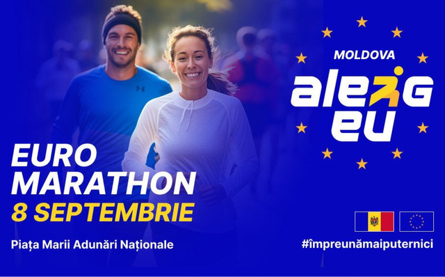 La Chișinău va avea loc Euro Marathon 2024. Va fi amenajat un orășel sportiv cu standuri ce promovează cultura și valorile UE