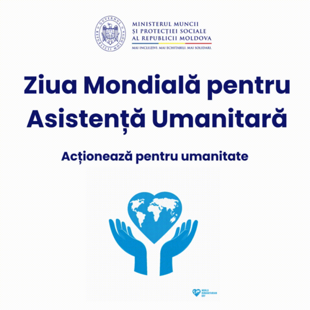 De Ziua Mondială pentru Asistență Umanitară, MMPS mulțumește țărilor care au acordat ajutoare Republicii Moldova