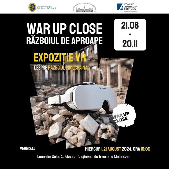 La Chișinău a fost vernisată o expoziție de realitate virtuală care prezintă consecințele războiului din Ucraina