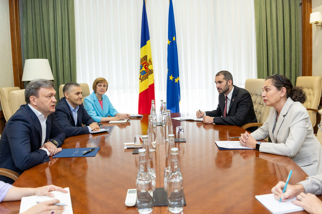 FOTO | Dorin Recean a discutat cu noua coordonatoare rezidentă a ONU în Republica Moldova. „Programul de cooperare cu ONU va facilita îndeplinirea agendei noastre de modernizare”