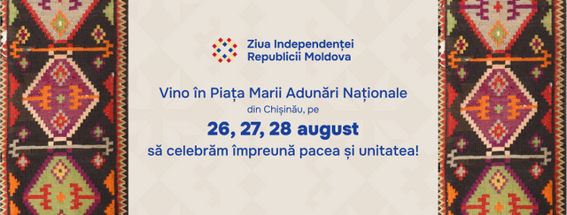 Guvernul anunță programul oficial al evenimentelor dedicate Zilei Independenței Republicii Moldova