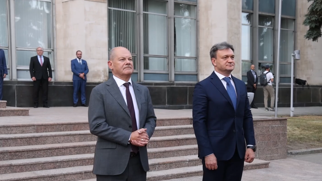 VIDEO | Dorin Recean, după întrevederea cu Olaf Scholz: „Germania este un prieten de încredere pentru noi și unul dintre principalii noștri parteneri comerciali”