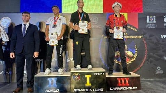 Republica Moldova a obținut 11 medalii în prima săptămână a campionatului mondial de armwrestling și para-armwrestling