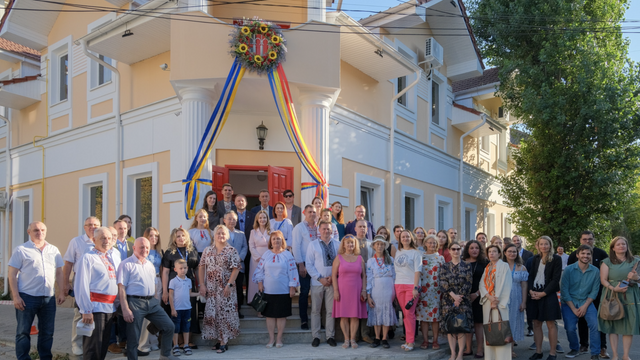 FOTO | La Chișinău a fost inaugurată Casa Ucraineană. Cristian-Leon Țurcanu: „Spiritul european se simte și aici”