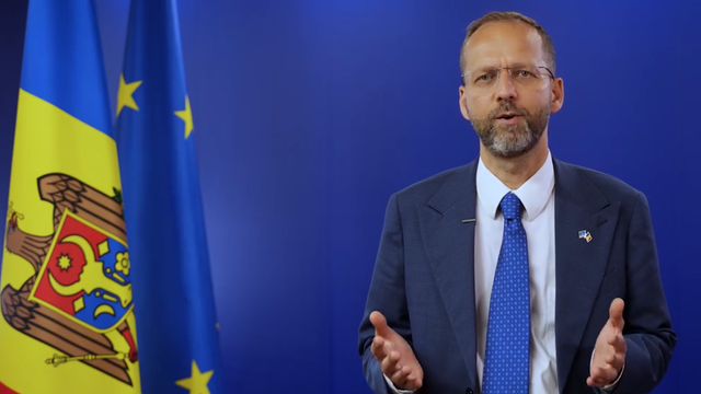 VIDEO | Ambasadorul UE la Chișinău, de Ziua Independenței Republicii Moldova: „Acești 33 de ani au arătat că aveți un spirit de neclintit”