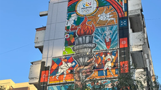 FOTO | A fost distrusă pictura murală „Visul Olimpic” aflată în centrul Chișinăului. Ce spun reprezentanții Primăriei