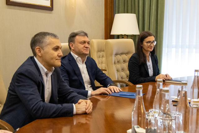 FOTO | Dorin Recean s-a întâlnit cu Laura Codruța Kövesi. Șefa Parchetului European dă asigurări că Rep. Moldova va primi în continuare sprijin în reformarea justiției