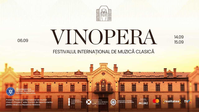 ICR „Mihai Eminescu” la Chișinău sprijină organizarea Festivalului Internațional de muzică clasică „Vinopera”