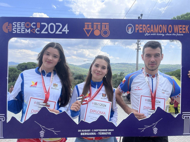 FOTO | Sportivii din Republica Moldova a cucerit 8 medalii la Campionatul Sud Est European de Orientare Sportivă din Turcia