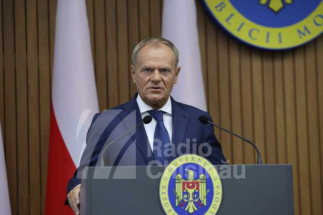 FOTO | Donald Tusk, la Chișinău: „Extinderea și cooperarea între țările UE este în interesul întregii Europe, nu doar a Republicii Moldova”
