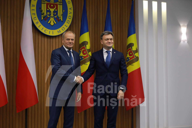 FOTO | Donald Tusk, la Chișinău: „Extinderea și cooperarea între țările UE este în interesul întregii Europe, nu doar a Republicii Moldova”
