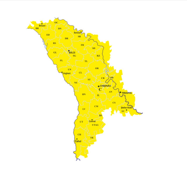 Meteorologii au emis Cod Galben de instabilitate atmosferică