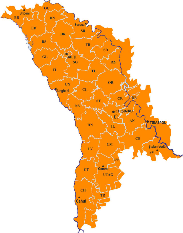 Codul portocaliu de vreme instabilă s-a extins pe tot teritoriul țării. Ciclonul se îndreaptă spre nord