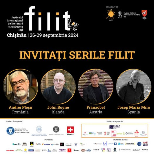 ICR „Mihai Eminescu” la Chișinău sprijină organizarea Festivalului Internațional de Literatură și Traducere FILIT Chișinău. Programul evenimentelor