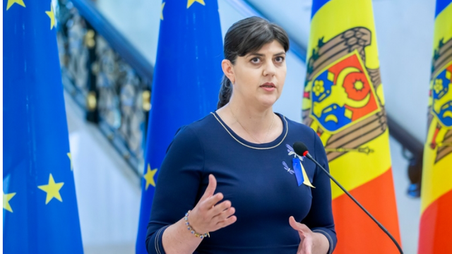 Procurorul-șef al Parchetului European, Laura Codruța Kovesi, vine astăzi la Chișinău