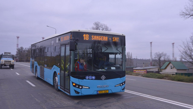 O nouă rută de autobuz spre orașul Sângera