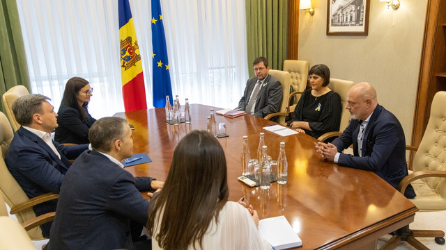 FOTO | Dorin Recean s-a întâlnit cu Laura Codruța Kövesi. Șefa Parchetului European dă asigurări că Rep. Moldova va primi în continuare sprijin în reformarea justiției