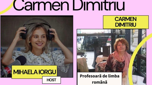 OAMENI ȘI IDEI |  Carmen Dimitriu: „Limba română la ora actuală este apreciată în lume, pentru că este o limbă europeană - e limba Uniunii Europene” (VIDEO)     