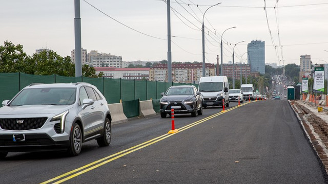 A fost redeschisă pentru circulație o porțiune reparată a podului Mihai Viteazul
