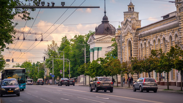 Trafic resctricționat în centrul Chișinăului 