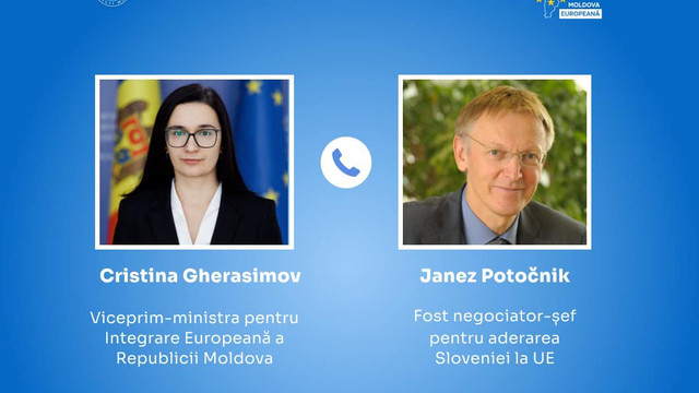 Cristina Gherasimov, în discuție telefonică cu fostul negociator-șef pentru aderarea Sloveniei la UE 