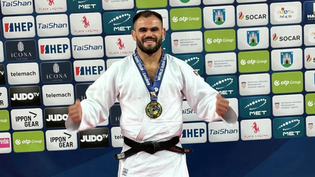 Judocanul Victor Sterpu a ocupat primul loc la Grand Prix-ul de la Zagreb