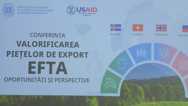 Conferința „Valorificarea piețelor de export EFTA: oportunități și perspective” | Cristina Ceban: Acordul va intra pe deplin în vigoare în urma ajustării producției și încheierii parteneriatelor de afaceri