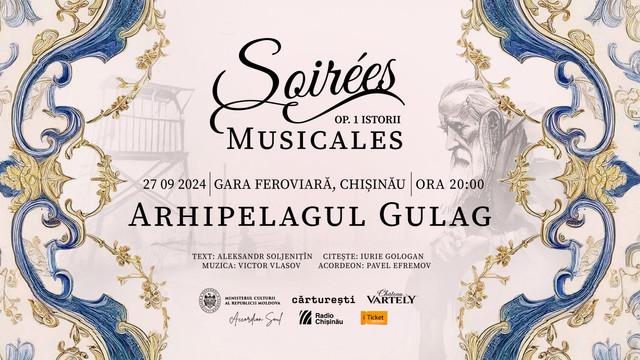 La Chișinău se desfășoară prima ediție a proiectului „Soirées Musicales”. Vor avea loc concerte de salon, într-un eveniment cultural în care Radio Chișinău este partener media