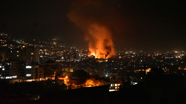 Israelul a lovit, vineri seara, cartierul general al Hezbollah din Beirut. Ar fi fost vizat liderul Hezbollah, Hassan Nasrallah